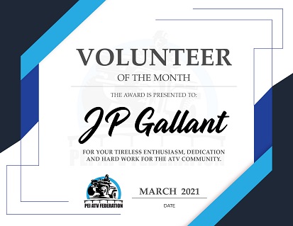 March 2021 – Volunteer of the Month March 2021 – Volunteer of the Month