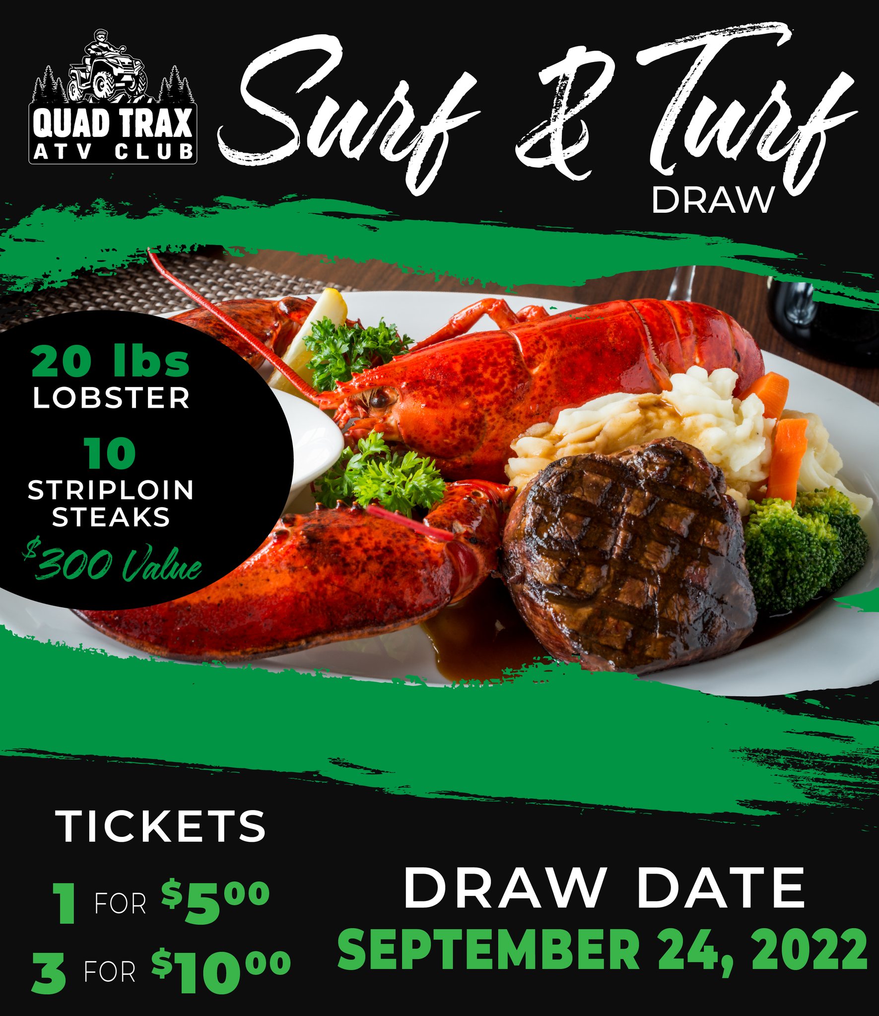 The Surf & Turf Draw!